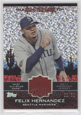 2011 Topps Update Series - All-Star Stitches Relics - Platinum #AS-66 - Felix Hernandez /60