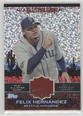 2011 Topps Update Series - All-Star Stitches Relics - Platinum #AS-66 - Felix Hernandez /60