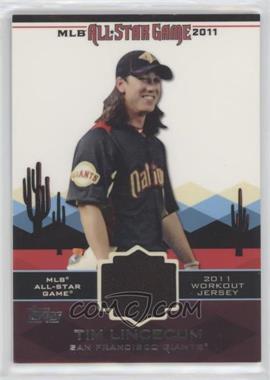 2011 Topps Update Series - All-Star Stitches Relics #AS-10 - Tim Lincecum