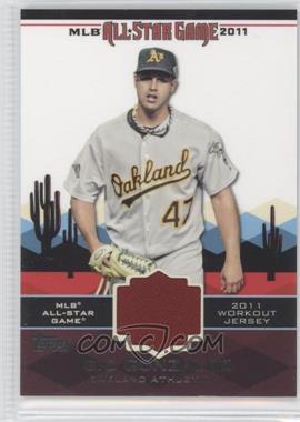 2011 Topps Update Series - All-Star Stitches Relics #AS-11 - Gio Gonzalez