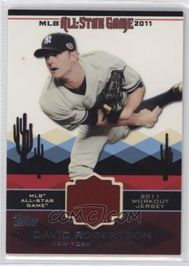 2011 Topps Update Series - All-Star Stitches Relics #AS-16 - David Robertson [EX to NM]