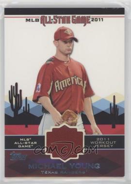 2011 Topps Update Series - All-Star Stitches Relics #AS-17 - Michael Young