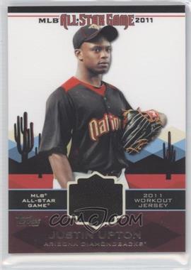 2011 Topps Update Series - All-Star Stitches Relics #AS-29 - Justin Upton