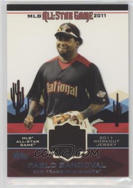 2011 Topps Update Series - All-Star Stitches Relics #AS-38 - Pablo Sandoval