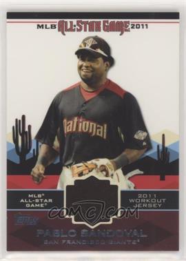 2011 Topps Update Series - All-Star Stitches Relics #AS-38 - Pablo Sandoval
