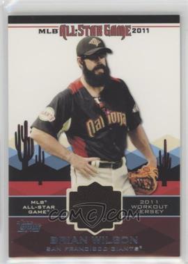2011 Topps Update Series - All-Star Stitches Relics #AS-48 - Brian Wilson