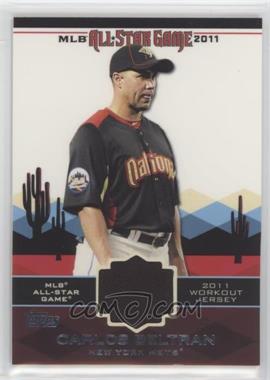 2011 Topps Update Series - All-Star Stitches Relics #AS-50 - Carlos Beltran