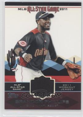 2011 Topps Update Series - All-Star Stitches Relics #AS-58 - Brandon Phillips