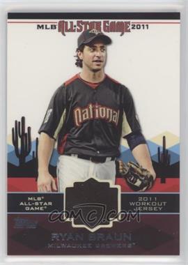 2011 Topps Update Series - All-Star Stitches Relics #AS-65 - Ryan Braun