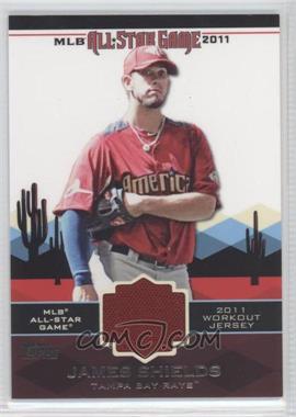 2011 Topps Update Series - All-Star Stitches Relics #AS-69 - James Shields [Noted]