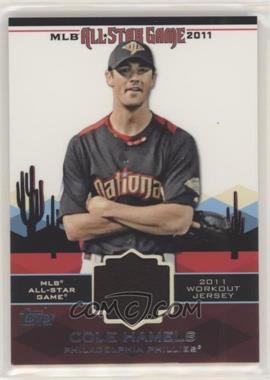 2011 Topps Update Series - All-Star Stitches Relics #AS-71 - Cole Hamels