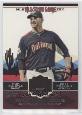 2011 Topps Update Series - All-Star Stitches Relics #AS-72 - Ryan Vogelsong