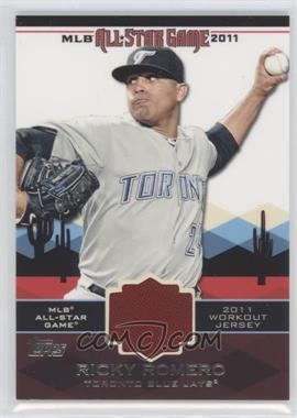 2011 Topps Update Series - All-Star Stitches Relics #AS-75 - Ricky Romero