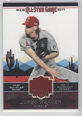 2011 Topps Update Series - All-Star Stitches Relics #AS-9 - Jered Weaver