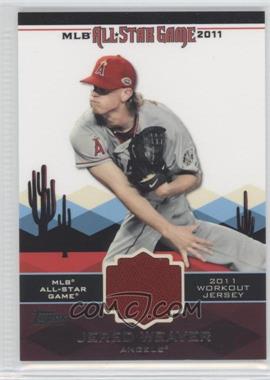 2011 Topps Update Series - All-Star Stitches Relics #AS-9 - Jered Weaver