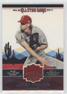 2011 Topps Update Series - All-Star Stitches Relics #AS-9 - Jered Weaver