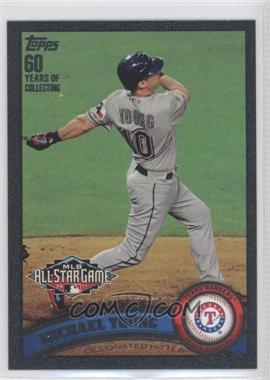2011 Topps Update Series - [Base] - Black #US138 - All-Star - Michael Young /60