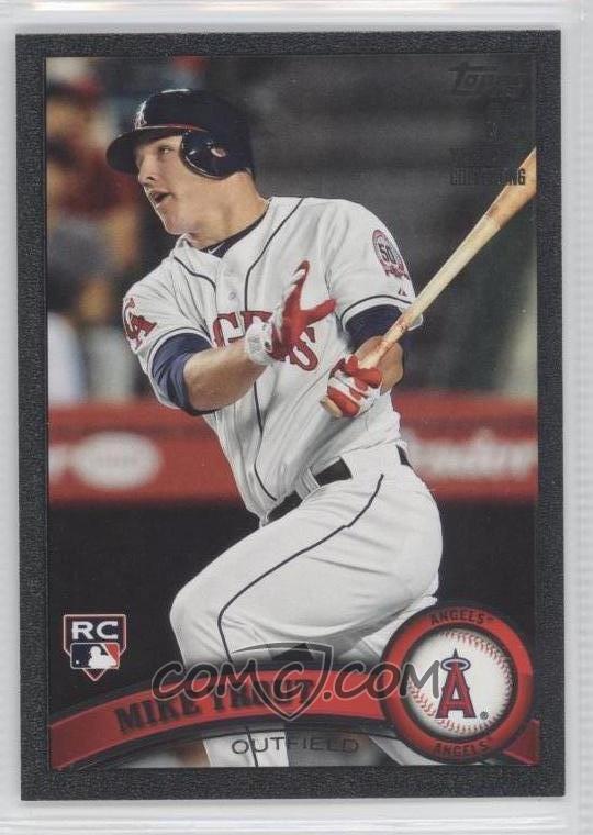 2011 Topps Update Series - [Base] - Black #US175 - Mike Trout /60