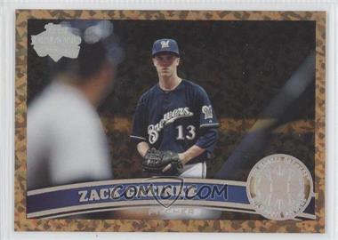 2011 Topps Update Series - [Base] - Cognac Diamond Anniversary #US250 - Zack Greinke