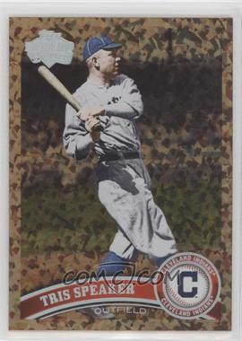 2011 Topps Update Series - [Base] - Cognac Diamond Anniversary #US278.2 - SP Legend Variation - Tris Speaker