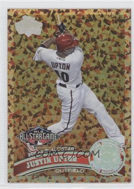 2011 Topps Update Series - [Base] - Cognac Diamond Anniversary #US316 - All-Star - Justin Upton