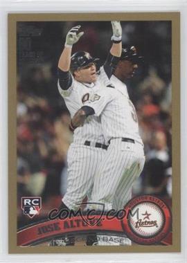 2011 Topps Update Series - [Base] - Gold #US132 - Jose Altuve /2011