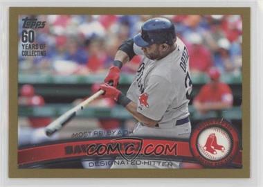 2011 Topps Update Series - [Base] - Gold #US166 - Checklist - David Ortiz /2011