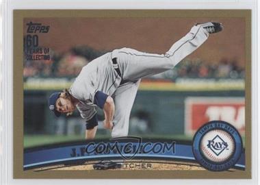 2011 Topps Update Series - [Base] - Gold #US206 - J.P. Howell /2011