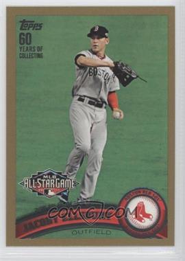 2011 Topps Update Series - [Base] - Gold #US278 - All-Star - Jacoby Ellsbury /2011