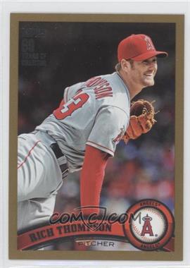 2011 Topps Update Series - [Base] - Gold #US286 - Rich Thompson /2011