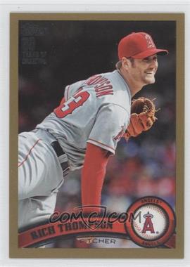 2011 Topps Update Series - [Base] - Gold #US286 - Rich Thompson /2011