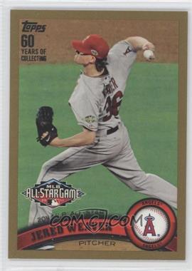 2011 Topps Update Series - [Base] - Gold #US50 - All-Star - Jered Weaver /2011