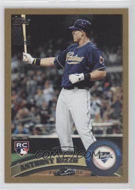 2011 Topps Update Series - [Base] - Gold #US55 - Anthony Rizzo /2011