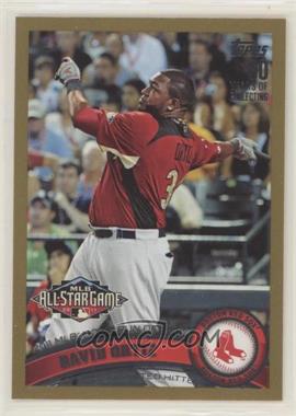 2011 Topps Update Series - [Base] - Gold #US78 - Home Run Derby - David Ortiz /2011