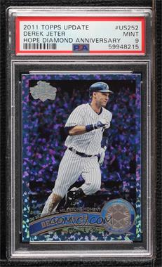 2011 Topps Update Series - [Base] - Hope Diamond Anniversary #US252 - Checklist - Derek Jeter /60 [PSA 9 MINT]