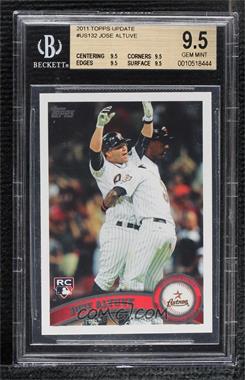 2011 Topps Update Series - [Base] #US132 - Jose Altuve [BGS 9.5 GEM MINT]