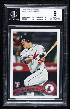 2011 Topps Update Series - [Base] #US175 - Mike Trout [BGS 9 MINT]