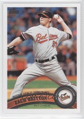 2011 Topps Update Series - [Base] #US228 - Rookie Debut - Zach Britton