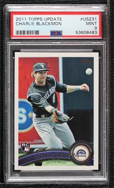 2011 Topps Update Series - [Base] #US231 - Charlie Blackmon [PSA 9 MINT]