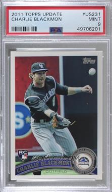 2011 Topps Update Series - [Base] #US231 - Charlie Blackmon [PSA 9 MINT]