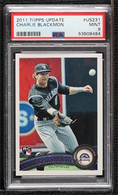 2011 Topps Update Series - [Base] #US231 - Charlie Blackmon [PSA 9 MINT]