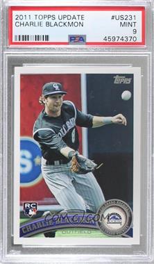 2011 Topps Update Series - [Base] #US231 - Charlie Blackmon [PSA 9 MINT]