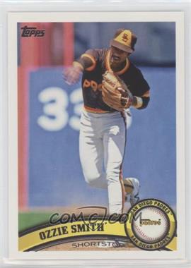 2011 Topps Update Series - [Base] #US249.2 - SP Legend Variation - Ozzie Smith