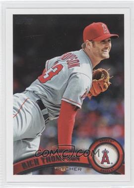 2011 Topps Update Series - [Base] #US286 - Rich Thompson