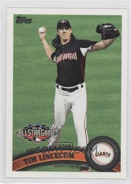 2011 Topps Update Series - [Base] #US58.1 - All-Star - Tim Lincecum