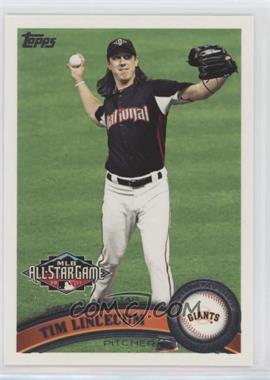 2011 Topps Update Series - [Base] #US58.1 - All-Star - Tim Lincecum