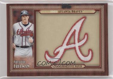 2011 Topps Update Series - Blaster Box Throwback Manufactured Patch #TLMP-FF - Freddie Freeman