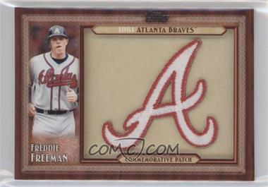 2011 Topps Update Series - Blaster Box Throwback Manufactured Patch #TLMP-FF - Freddie Freeman