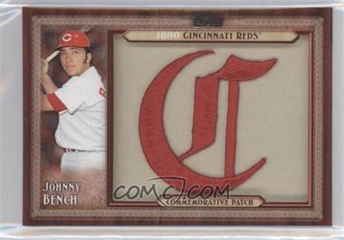 2011 Topps Update Series - Blaster Box Throwback Manufactured Patch #TLMP-JB - Johnny Bench