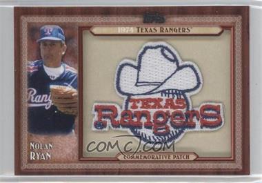 2011 Topps Update Series - Blaster Box Throwback Manufactured Patch #TLMP-NRY - Nolan Ryan